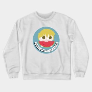 watermelon appreciation society Crewneck Sweatshirt